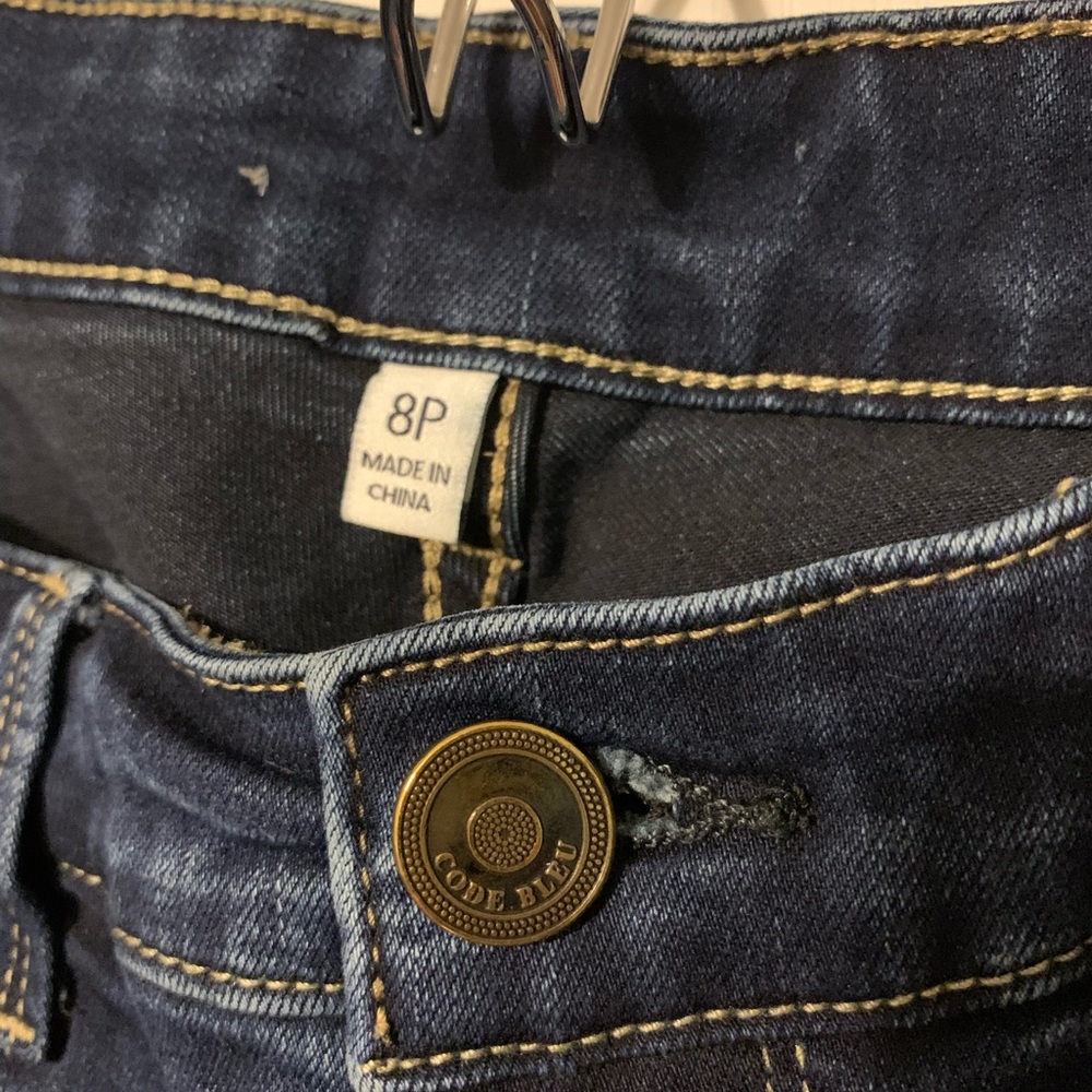 Code Bleu Dark Blue Skinny Jeans - Picture 2 of 4